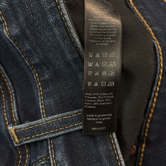 SPANX | 28 high rise 5 pocket straight denim blue jeans - Picture 5 of 6